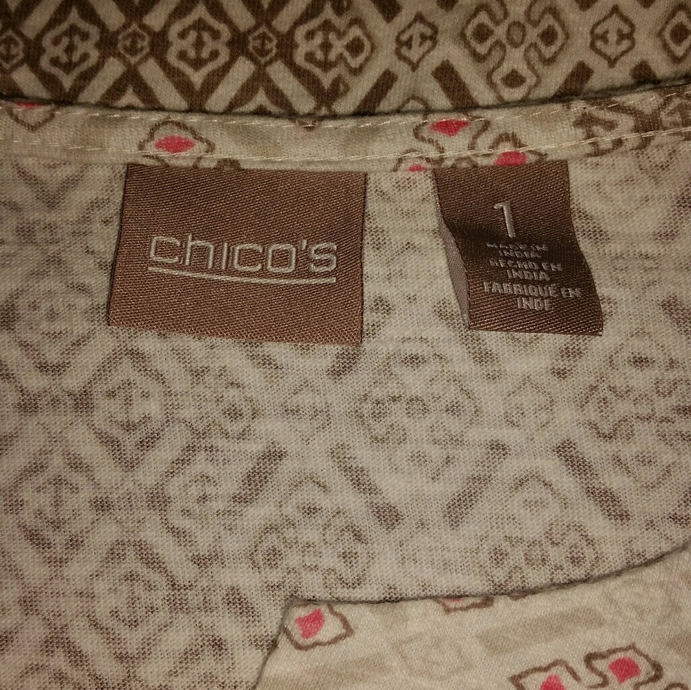 Chico's Patterned Top - image 4